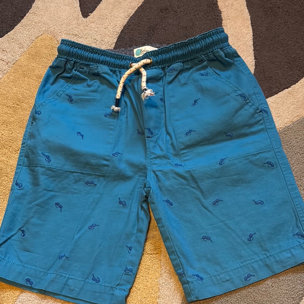 Boden Blue Casual Shorts Elastic Waist